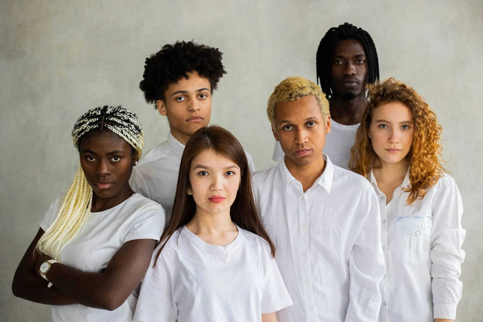 A research team in lab coats